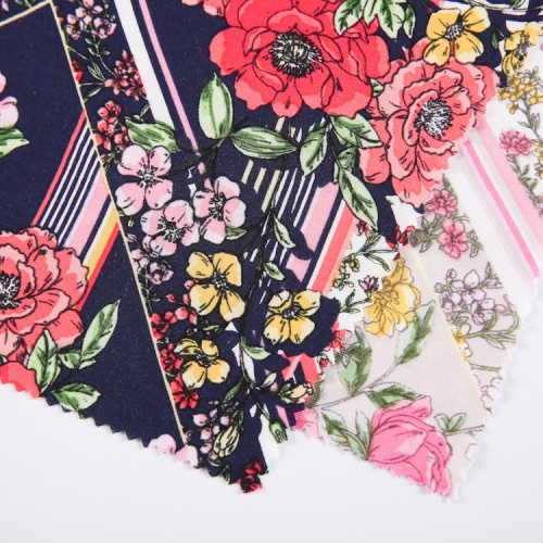 Bunte kundenspezifische ausgefallene bedruckte Rayon-Kleidungsstoffe