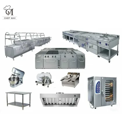 Chefmax Five Stars Hotel Equipment Set: Complete Kitchenware and Cooking Gear for Western Restaurants