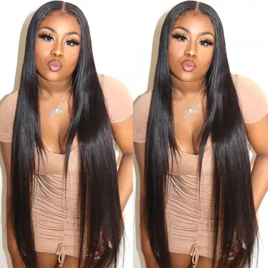 Gmwigs Human Hair Wig Wholesale Straight Brazilian Cuticle Aligned Human Hair hd Lace front Wig Pre Plucked For Black Women