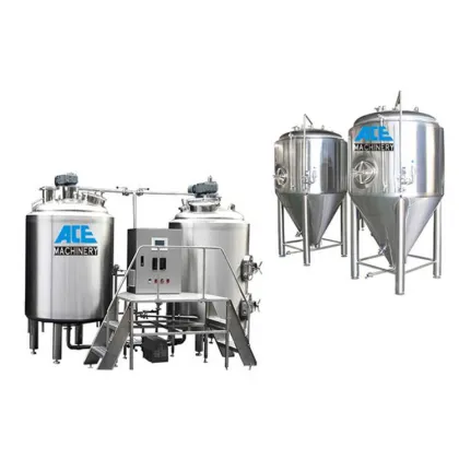Factory Price Automatic SS304/SS316L All-In-One Kegland Brewhouse