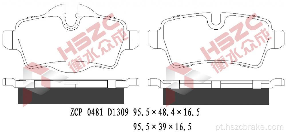 FMSI D1309 PAT DE FREIO CERAMICO PARA BMW