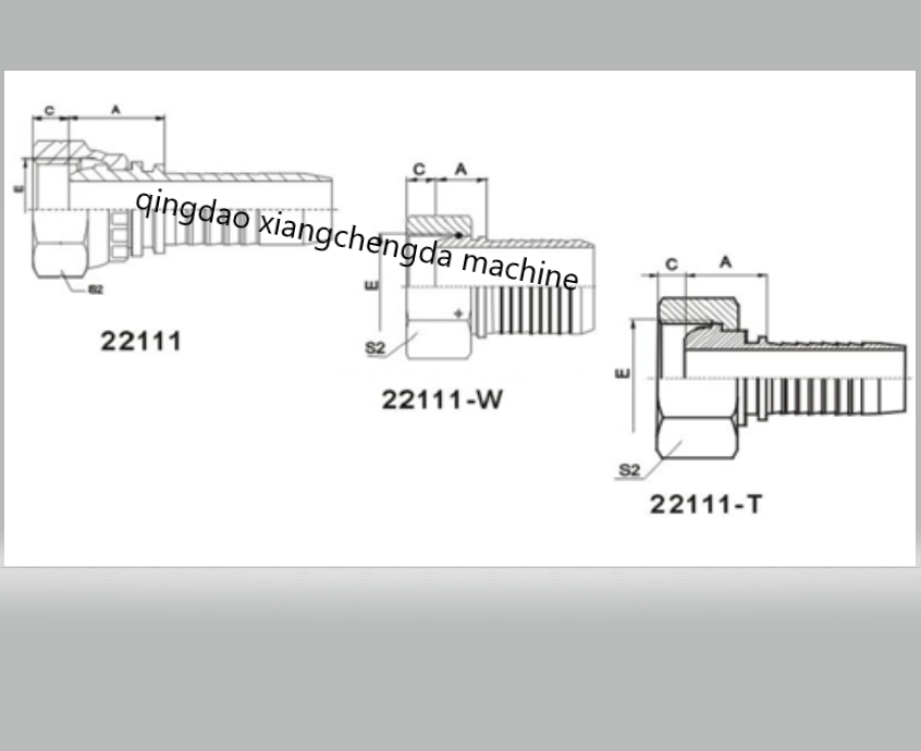 Hydraulic Straight Bsp Female Multiseal Connector, High Quality