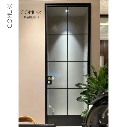 Free Simple Home Kitchen Waterproof Transparent Swing Door