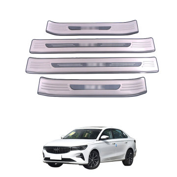 OEM Automotive Stainless Steel Chrome Door Sill Strips for 2022 Geely Emgrand L