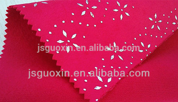 Bright Flowers Of PU Artificial Leather
