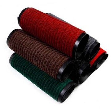 Designed with PVC backing ribbed door mat