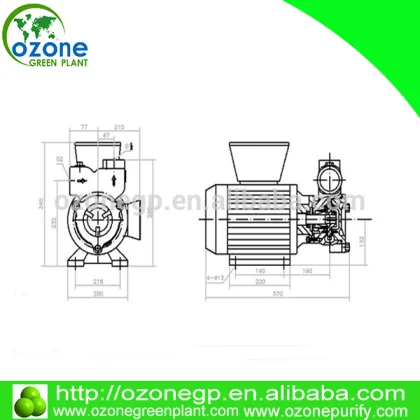 water treatment mixing pump, gas liquid mixing pump