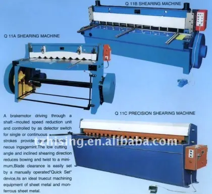Q11 SERIES POWER SHEARING MACHINE