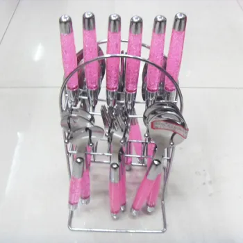 24PCS Stainless Steel Tableware