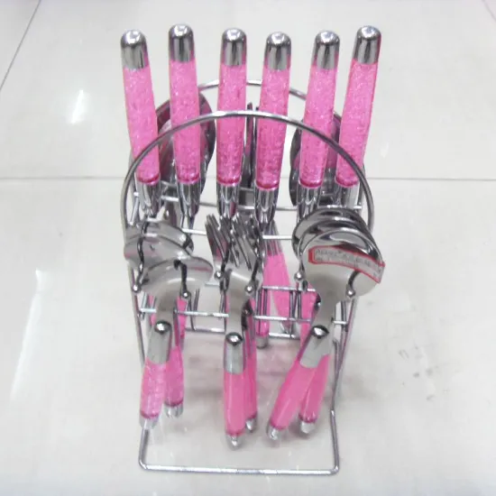 24PCS Stainless Steel Tableware