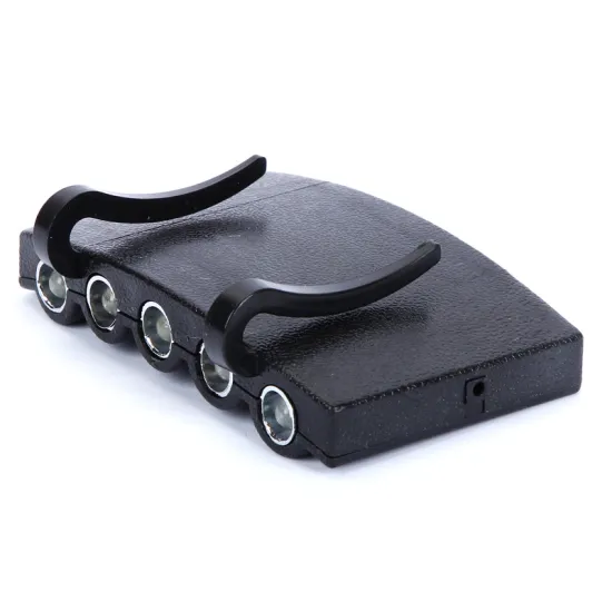 USB Charging Rechargeable 6-LED Cap Lamp for Camping, Hunting, Mining, Fishing, and Hiking - IP65 Rated