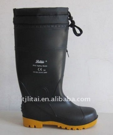 warm industry boot with steel toe