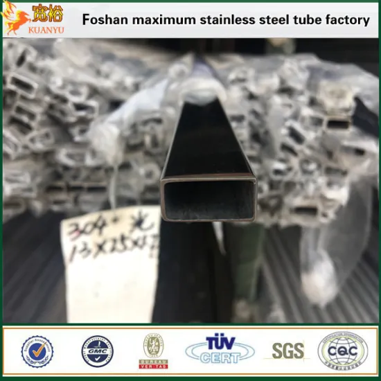 304l 316 SS tubing big sizs flat stainless steel pipe