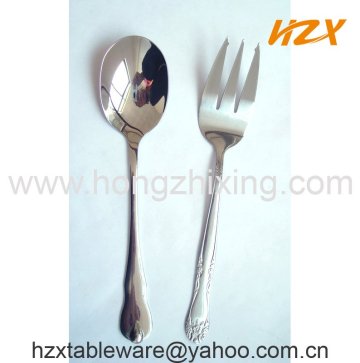 Hotel serving spoon, serving fork