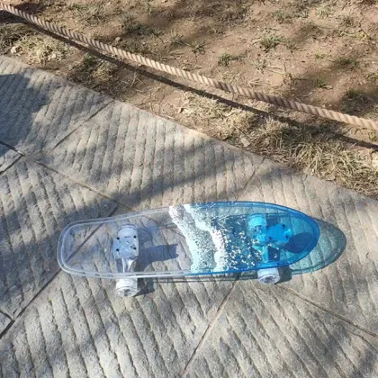 Wholesale PCTG Transparent Skateboard for Kids: Beginner, Girl, Boy, and Teen Options