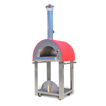 Factory Wholesale Commercial High Quality Outdoor Refractory Brick Stainless Steel Wood Fired Pizza Oven