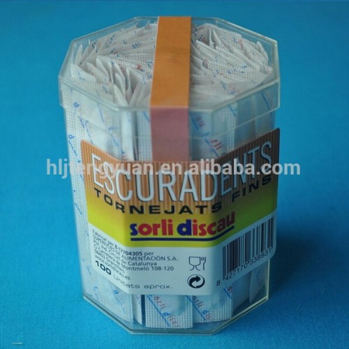 Individual Single Paper Cello Wrapped Wooden Toothpicks