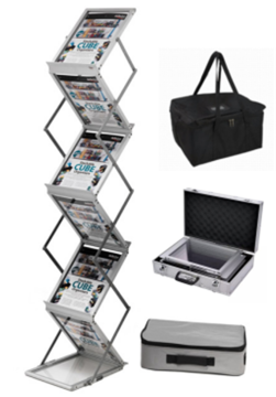6 Layers Aluminiuml Magazine Rack A4