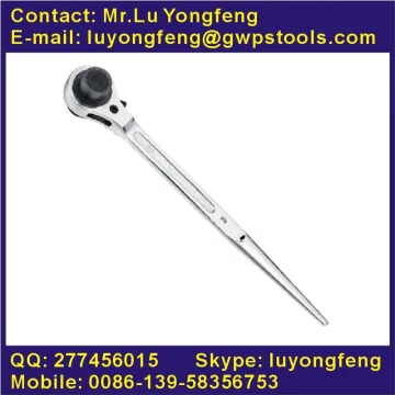 Spud end rachet wrench