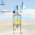 Reactor de vidrio de doble capa farmacéutico 10-200L