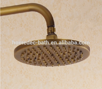 8"Round Brass Antique bronze Rain Shower Head