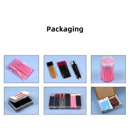 Pink Mini Lash Spoolie Eyebrow Applicator Brush