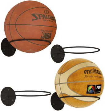 Wall-Mounted Sports Equipment Organizer: Gymnasium, School, Bedroom Solutions for Basketball and Soccer Balls