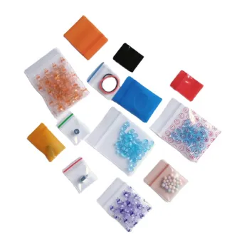 Custom Size Transparent Printed Zipper Bags - Reclosable Self-Sealing Plastic Zip Lock Food Storage Bags