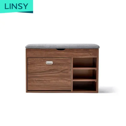 Linsy Wooden Shoe Shelf Space Saver Cabinet