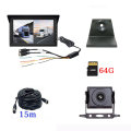 7 inch 2 channel car monitor system press control with starlight night vision camera