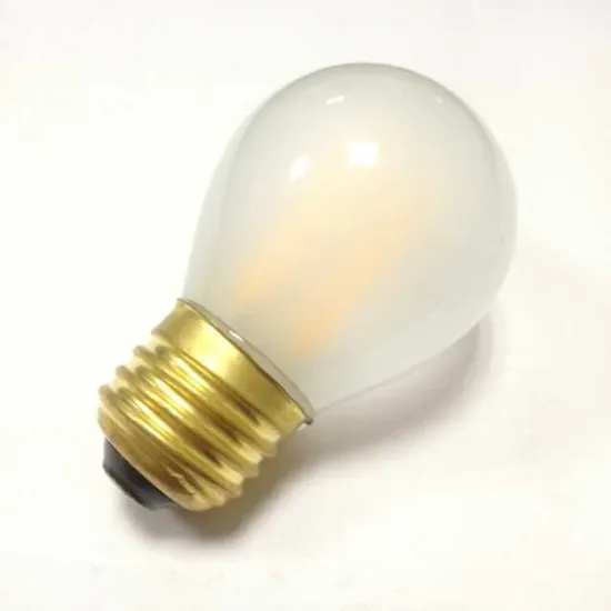 milky glass A15 lamp led filament bulb
