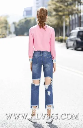 Fashiom Lady Silk Pink Shirts