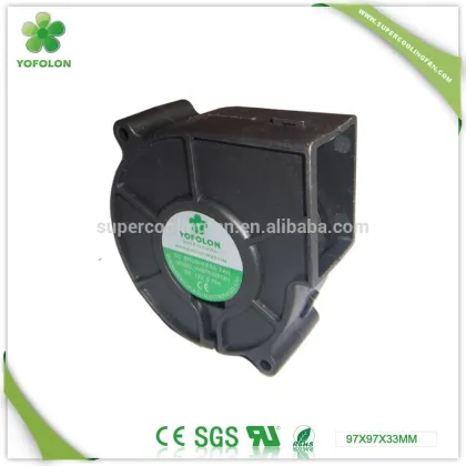 97x97x33mm 12V/24V High pressure dc blower fan, 3D Printer blower fan, dc axial blower cooling fan