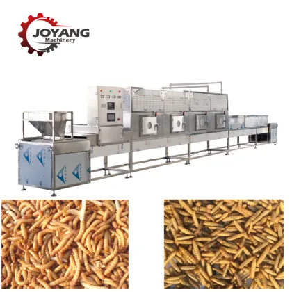 Maggot BSF Microwave Dryer Sterilizer: Black Soldier Fly Larvae Drying and Sterilization Equipment