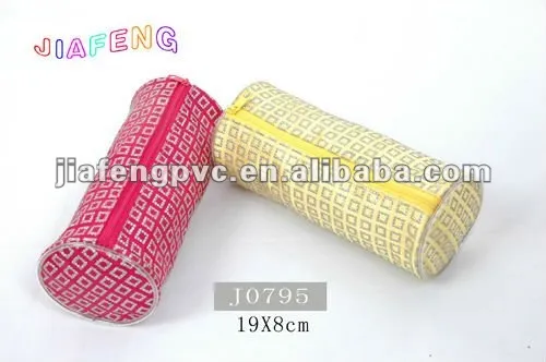 PVC Cylindric Stationery Bag With Full Print