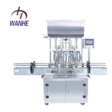 Automatic Multi-Heads Cream Honey Paste Filling Machine for Glass Bottles - HZGG500-4D Liquid Filling Equipment