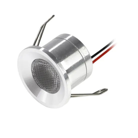 12V 1W Mini LED Spotlight: Recessed Indoor Cabinet Light