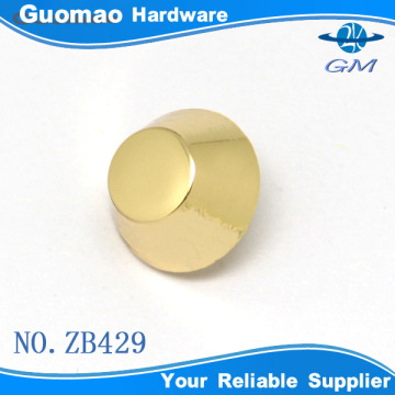 Light gold new style zinc alloy metal accessories flat head rivet
