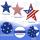 3 Pieces Independence Day Wooden Star Signs