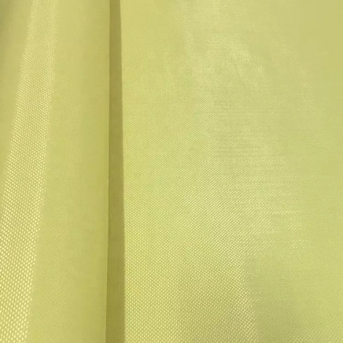 1500D 200gms Yellow plain woven aramid fiber fabric