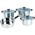 7PCS Stainless Steel Non-Stick Cookware Set Kitchenware