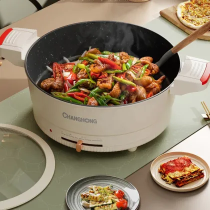 Hot Popular Electric Pressure Cooker Home Smokeless Round Hot Pot