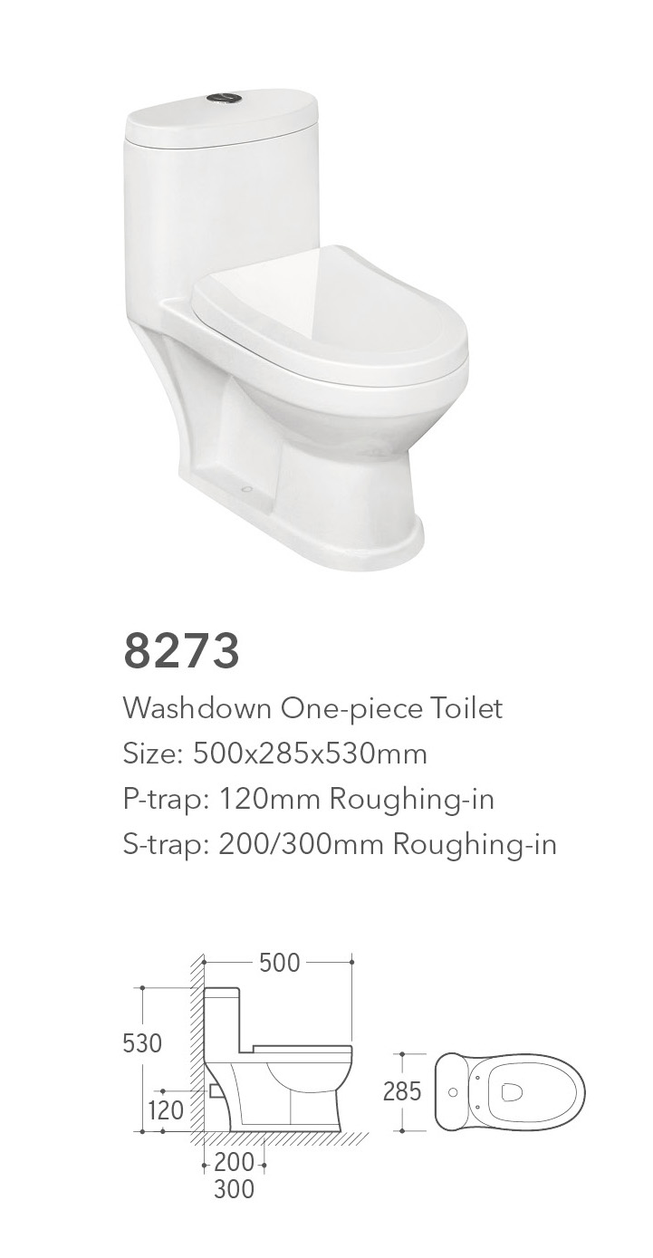 8273 One Piece Toilet