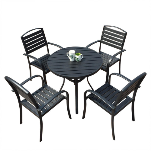 Modern outdoor patio set aluminum Sleek Aluminum Outdoor Set Supplier