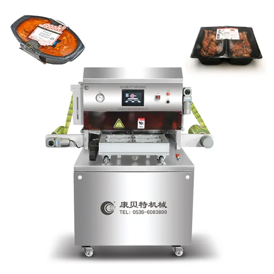Automatic MAP Tray Sealing Packing Machine for Seafood and Meat Products