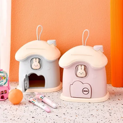 Fairy Tale Keeper Magical Bunny Mushroom Piggy Bank