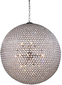 china supplier new arriving modern fancy pendant light hanging chrome coloured top k9 crystal glass ball chandelier for hotel