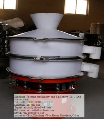 rotary vibrating screen for titanium ore