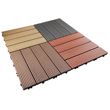 WPC Floor Garden Patio Tiles Interlocking Outdoor Decking