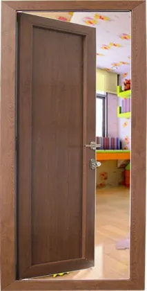 Used commercial glass doors PVC bathroom door with soundproof and fireproof